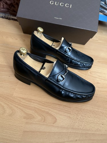 Gucci mens black leather - ,
