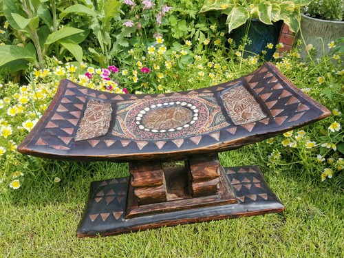 Vintage hand carved wooden - hand,