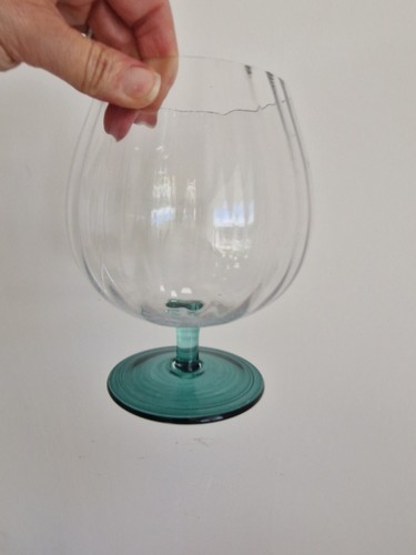 Vintage large brandy glass - vintage,