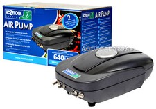 HOZELOCK AIR PUMP A640 FISH POND+ AIRSTONES + AIRLINE WEATHERPROOF OUTDOOR 1805