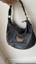Mulberry Daria Hobo Bag In Black Leather with Gold Hardware
