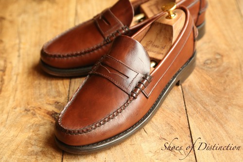 Sebago brown leather - brown, penny