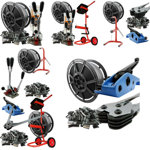 Hand pallet strapping kits - by,