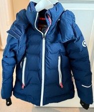 Reima Waken Kids Down Ski Jacket Navy Size 128cm