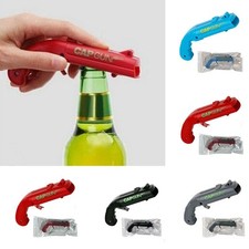 Drinking Game Party Gun Plastic Cap Launcher Top Shooter Beer Bottle Opener