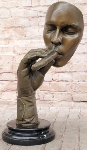 Art deco sculpture man smoking - deco,