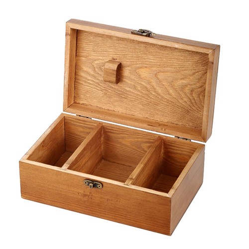 Wooden sewing box - wooden,