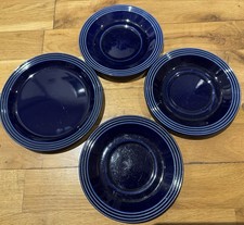 Hornsea Pottery Heirloom Blue Side Plate & Saucer X3