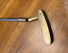 Golf Pride Brass Putter Vintage Nice Grip SEE PICTURES Golf Putter Very Nice