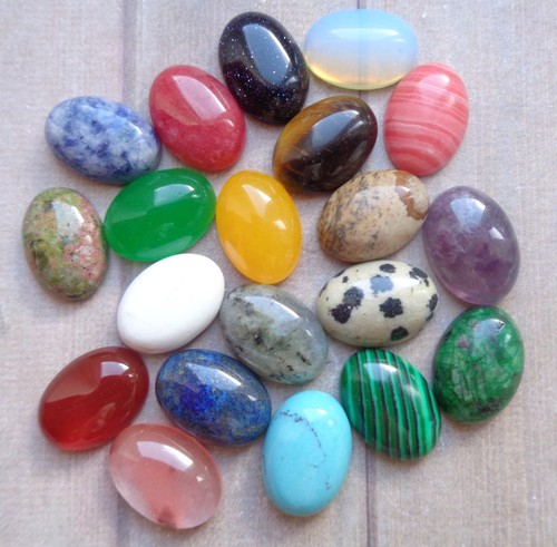 20pc mix 10x14mm oval - 20pc,
