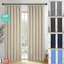 2PCS Blackout Curtains Pencil