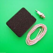 Service Kit, Spark Plug, Air Filter & Cord Fits Honda G100 Engine Model