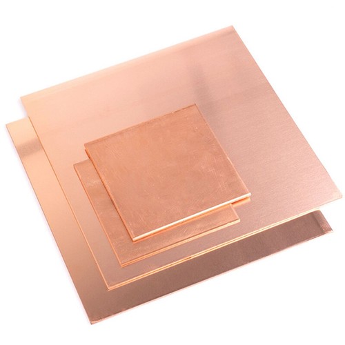 Pure copper plate square - pure,