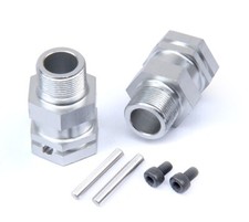 Alloy Rear Hex Hub Set for 1/5