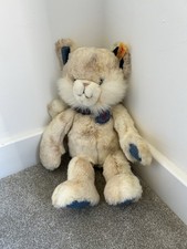 Retired Steiff Bear Denim