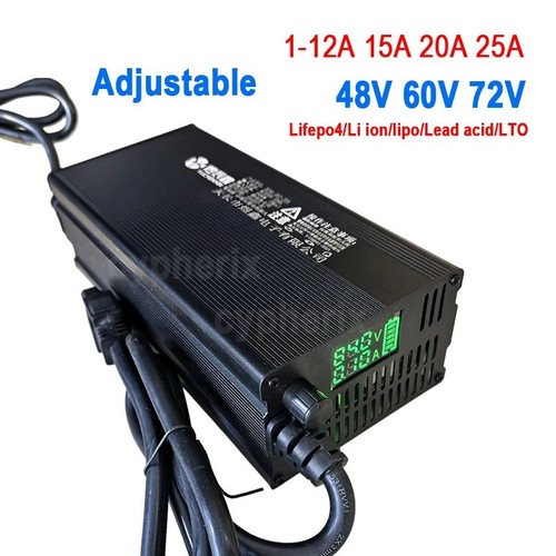 48v 60v 72v battery charger - 72v,