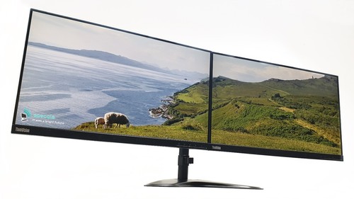 Lenovo dual monitor screen - pc,