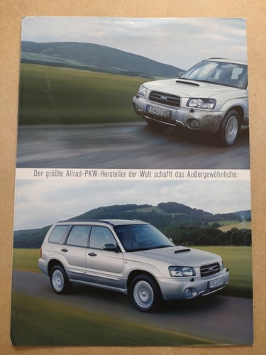 Subaru awd program brochure - subaru,