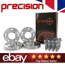Peugeot 407 Wheel Spacers 20mm with Bolts for Alloys (2x Pairs)