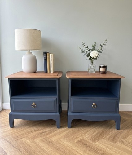 Stag minstrel bedside tables - minstrel,