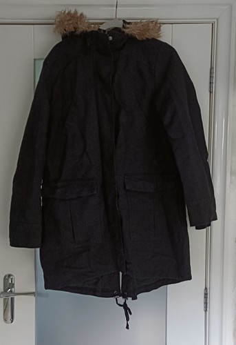Ellos black parka jacket - ,, uk