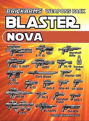 Brickarms blaster pack nova - pack,