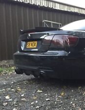 2 GLOSS BLACK CARBON FIBRE AKRAPOVIC EXHAUST TIPS 4” BMW 335i 335d E90 E92 E93