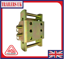 ADJUSTABLE Tow Hitch Drop Plate 2 Pin For Land Rover 4 x 4 Trucks/Towing/Towbar