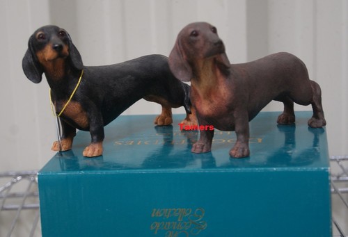 15cm black dachshund dog - dachshund,