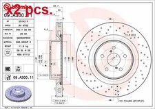 X2 PCS FRONT BRAKE DISC ROTOS X2 PCS SET 09.A300.11 BREMBO I