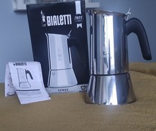 Bialetti Venus 10 Cup Induction Stainless Steel Espresso Coffee Maker/Moka Pot
