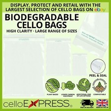 Biodegradable Clear Cello Card & Photo Self Seal Bags - Cellophane Display Bags