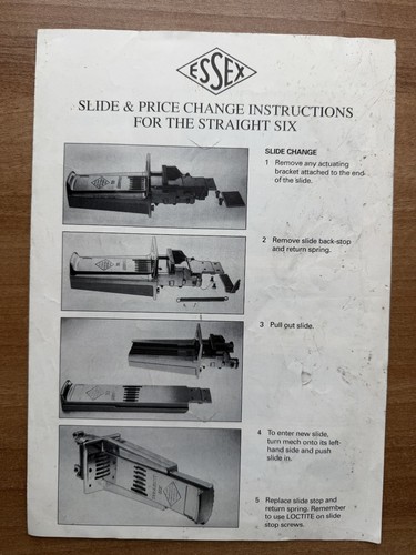 Essex straight coin mech - straight,