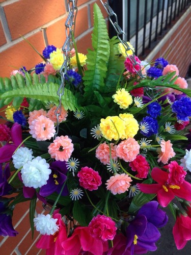 Artificial hanging basket - artificial,