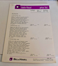 Bell & Howell 1971 Audio