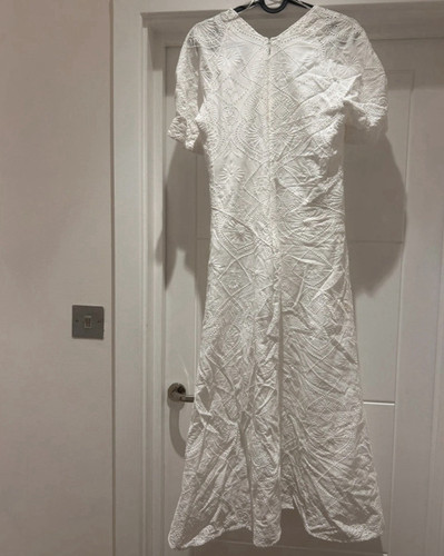 Zara white embroidered lace - zara,