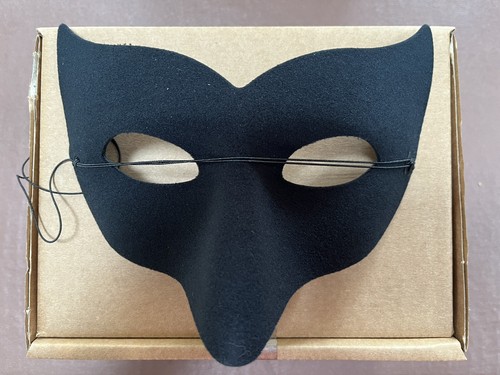 Wolf costume mask black - costume,