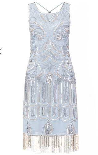 Frock and frill aroa beaded - frock,