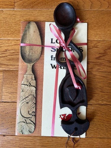 Welsh love spoon - love, wooden