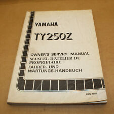 YAMAHA TY 250 Z 1993 - 1996 4GG SERVICE MANUAL WORKSHOP TECHNICAL REVIEW MANUAL