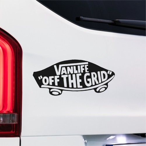 Vanlife decal off the grid - the, |