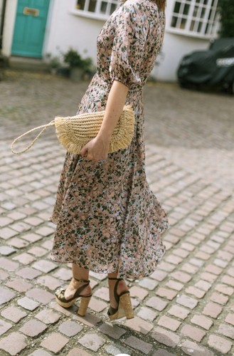 Bennett sukie silk midi - l.k,