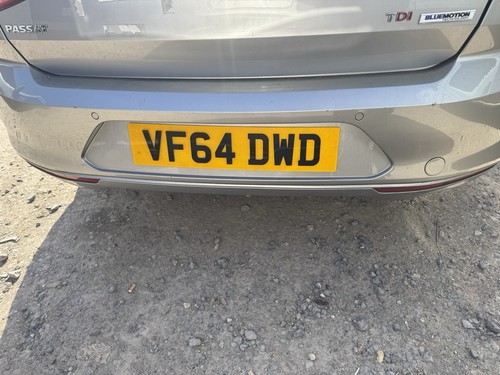 Passat rear bumper b8 - rear,