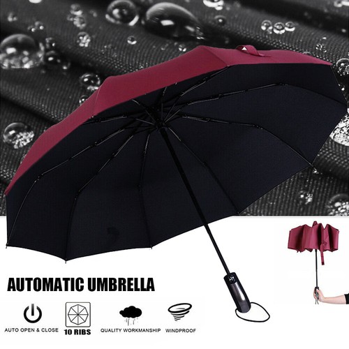 Red windproof 10ribs strong - windproof,