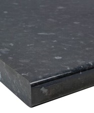 Black Granite Gloss 30mm Laminate Kitchen Worktop - Cut to Size + Edging Strip
