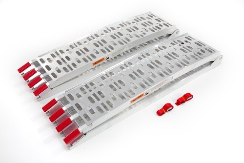 Folding loading ramp pair - ramp, with