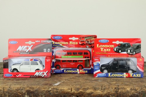 Welly london bus taxi - london,