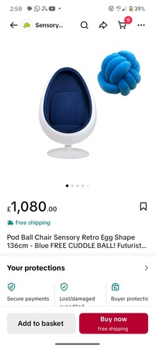 Have two egg chairs 1960s - have,