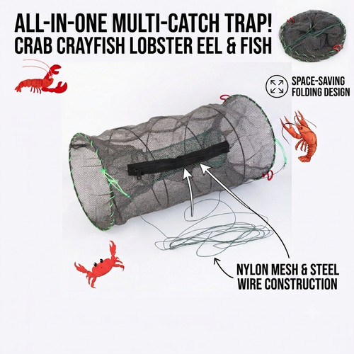 Crab trap net foldable - trap,