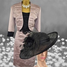 Nass C Size 16 Dress & Jacket John Lewis Hatinator Mother of the Bride Outfit